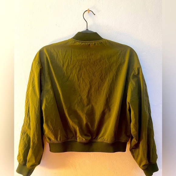 Maje Brasilia Kaki Jacket in Navy Green. Women’s size EUR 36, US size XS. - Picture 3 of 8